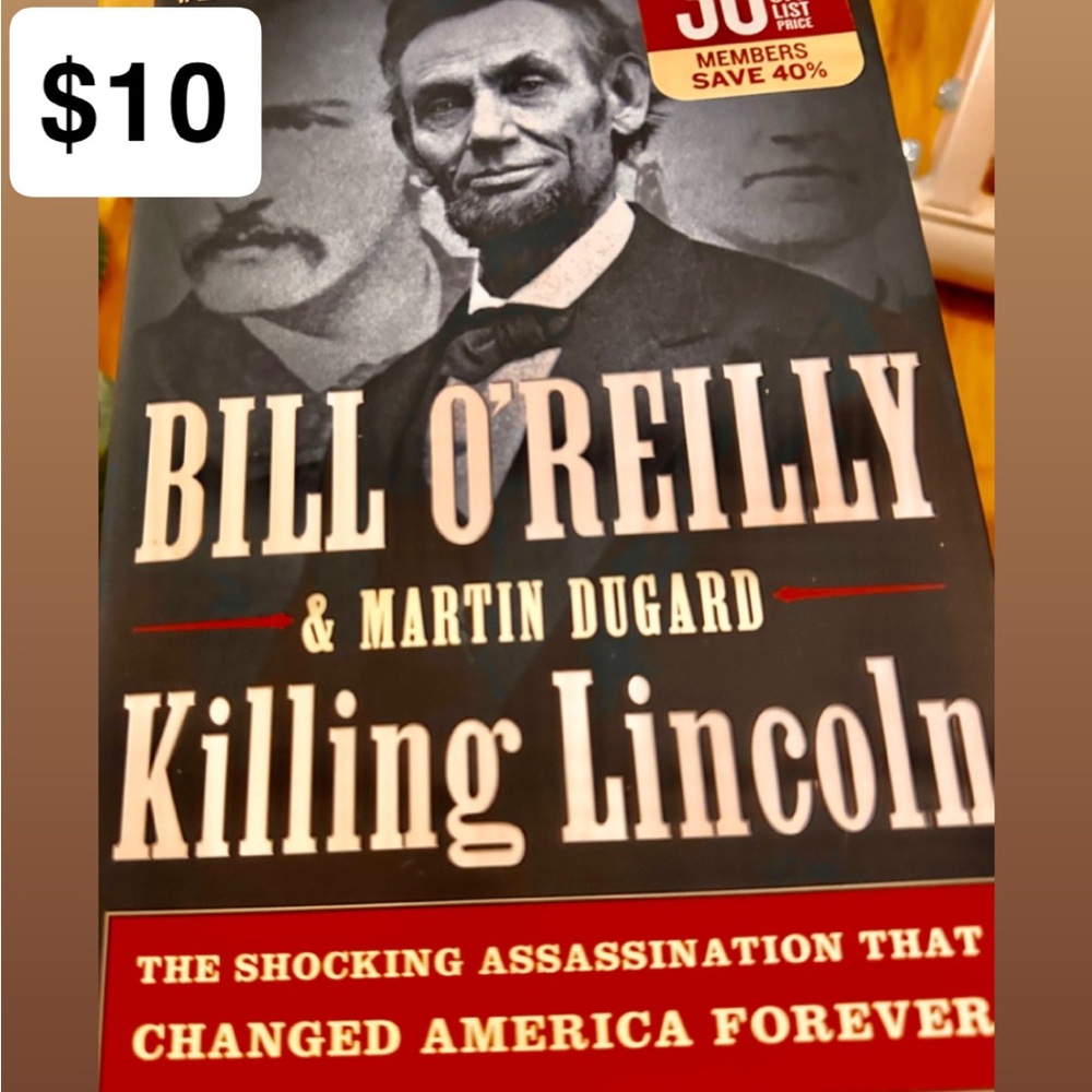 'Killing Lincoln' Book - Red and Black Cover
